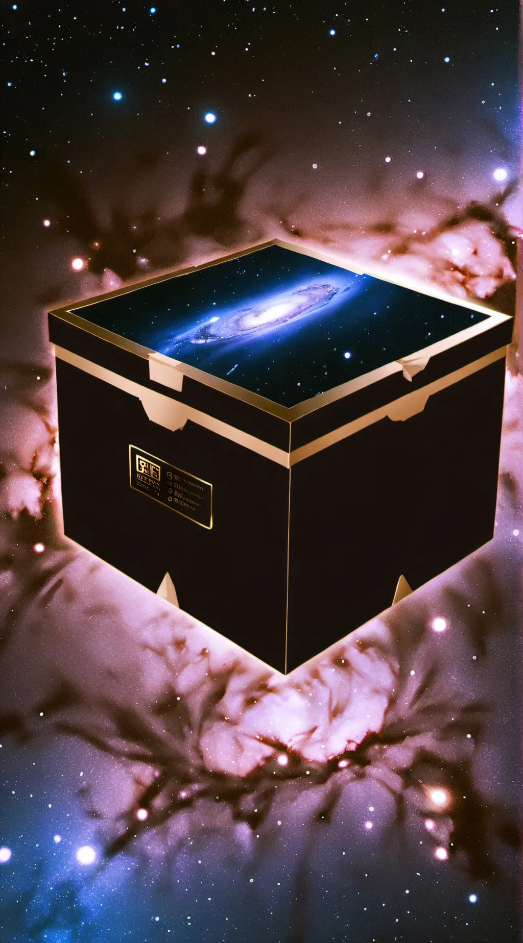 ai character: a box background