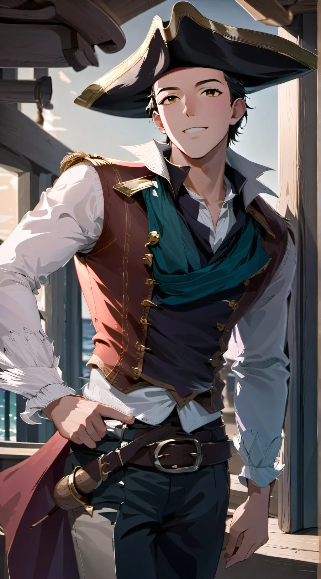 Talkie AI - Chat with pirate Aaron