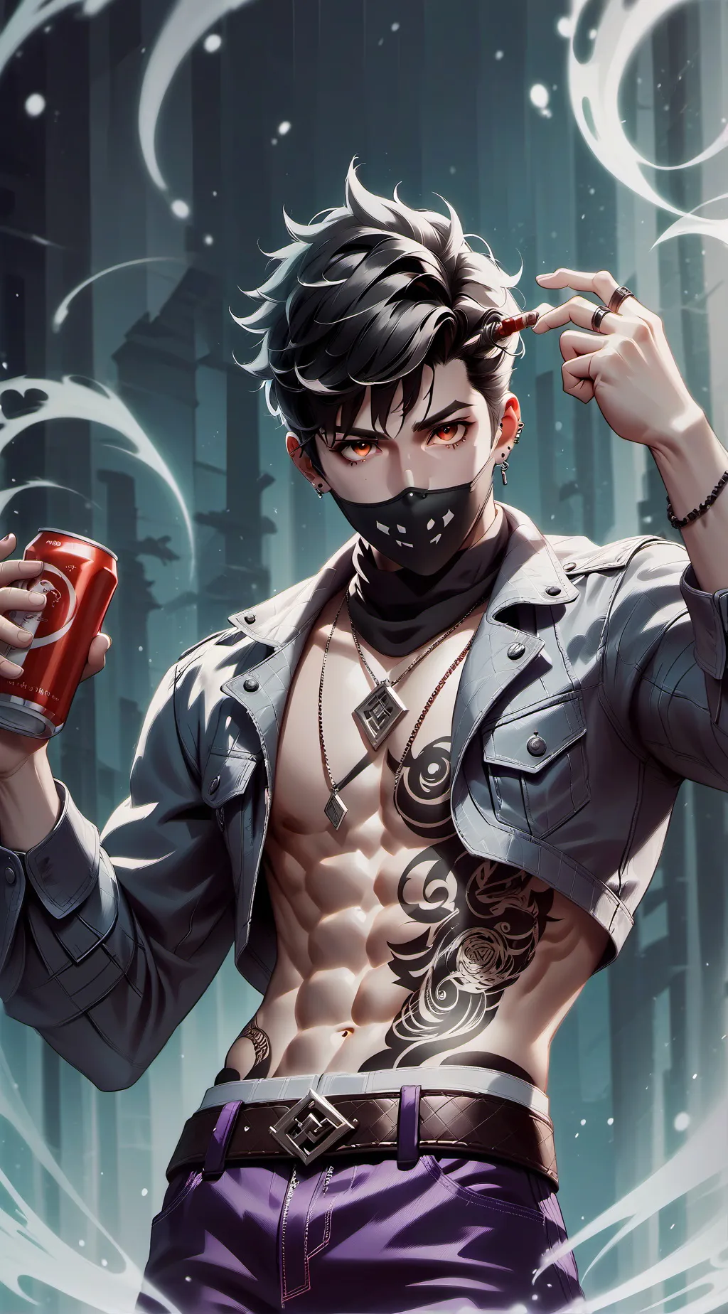 ai character: Aaron background