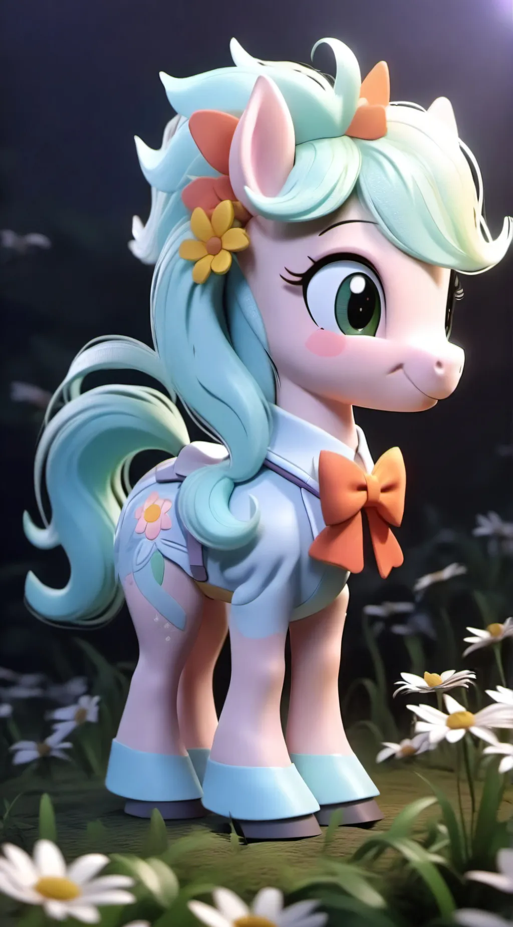 ai character: Flower Wishes background