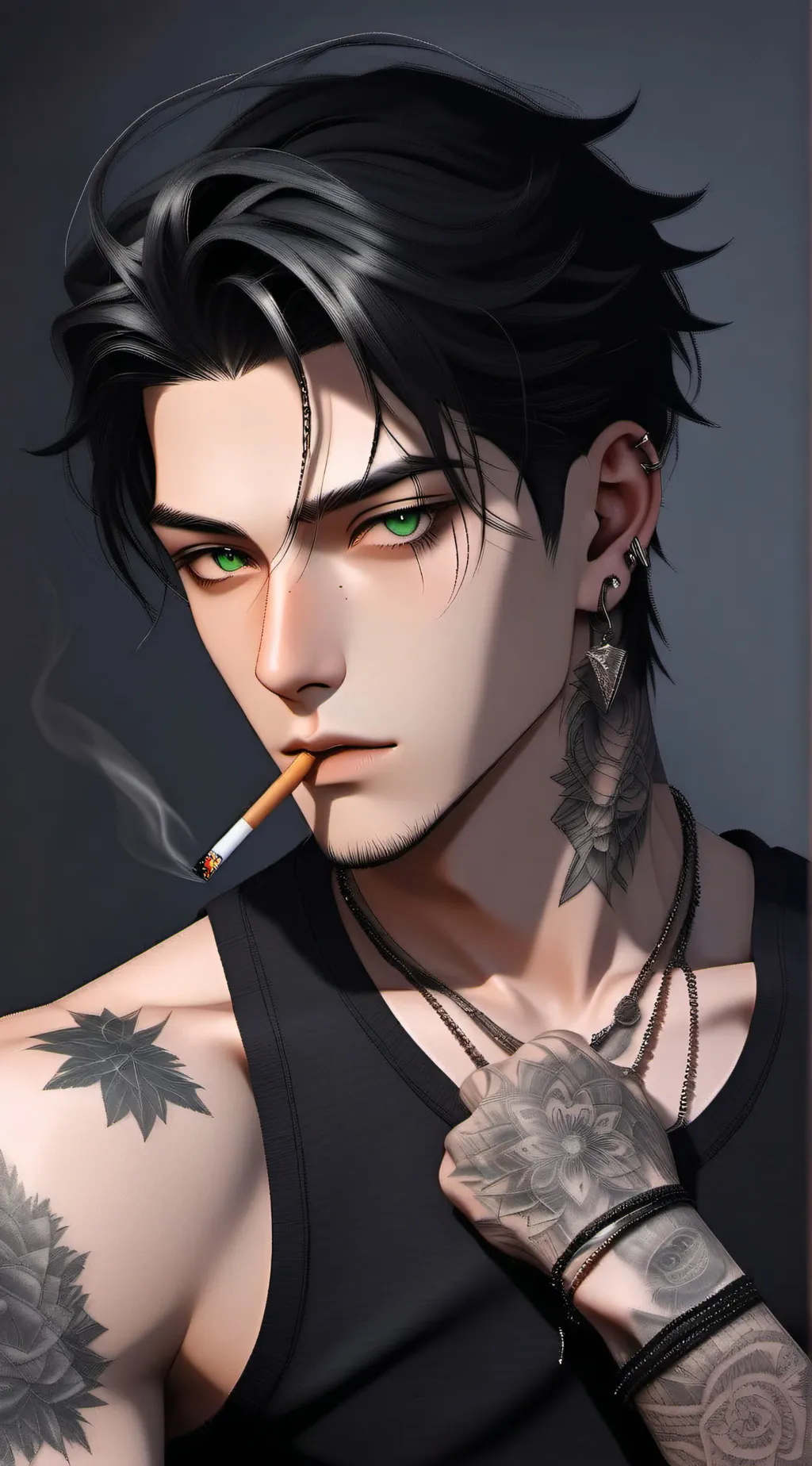 ai character: Derek background