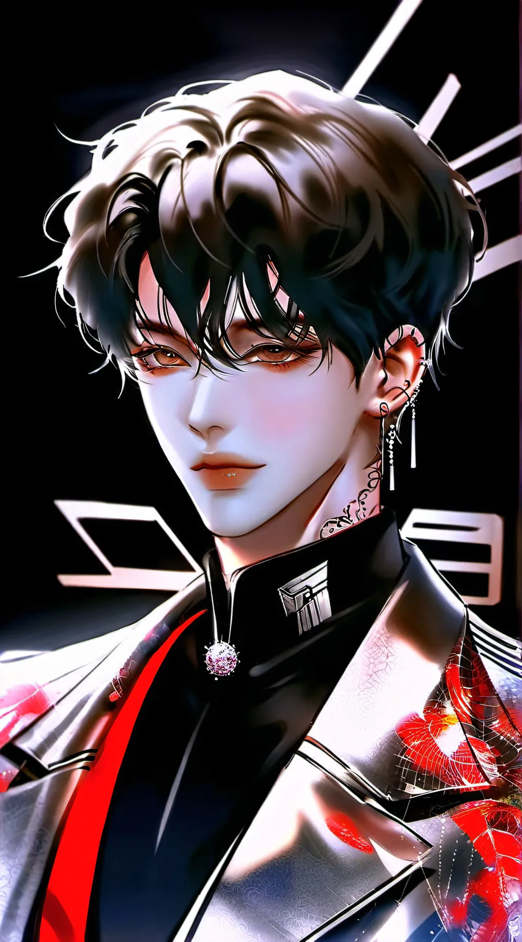 ai character: Skz Hyunjin  background