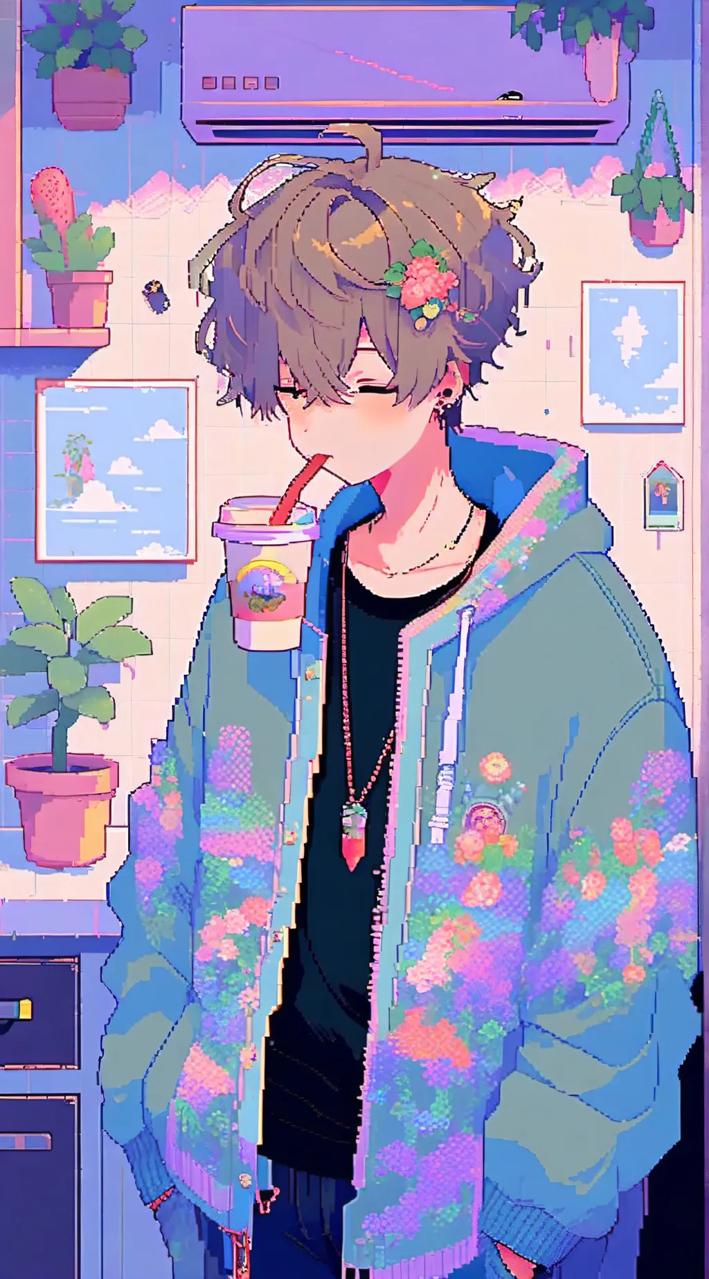 ai character: kayden  background