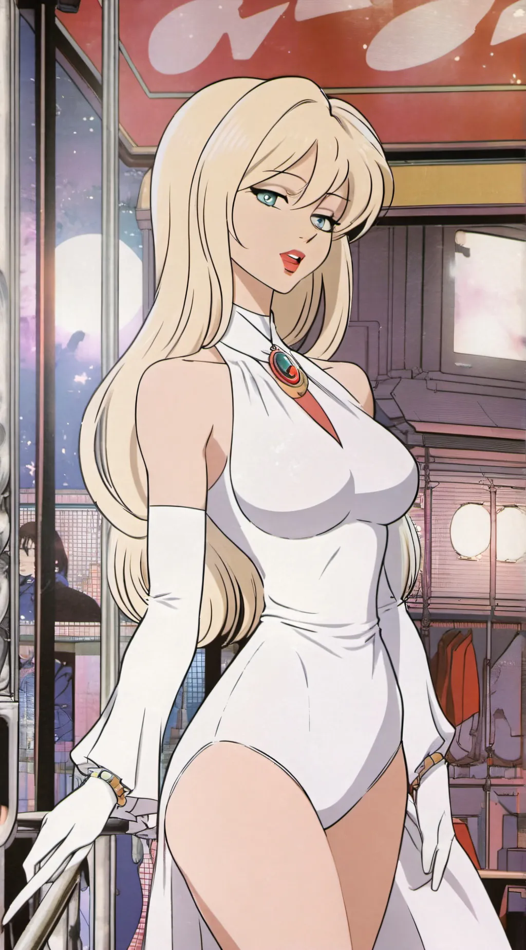 ai character: Holli Would background