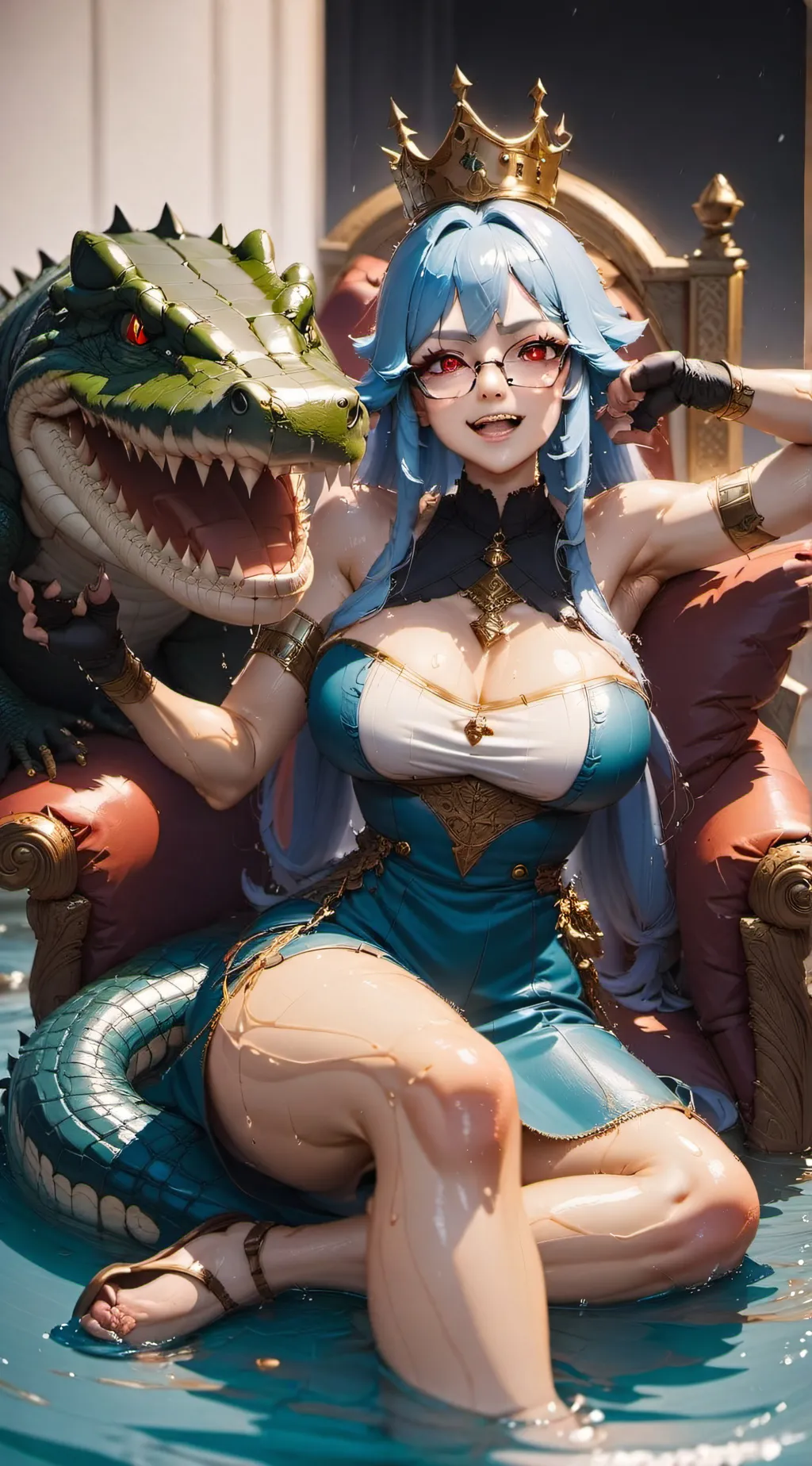 ai character: Wave Sapphire  background