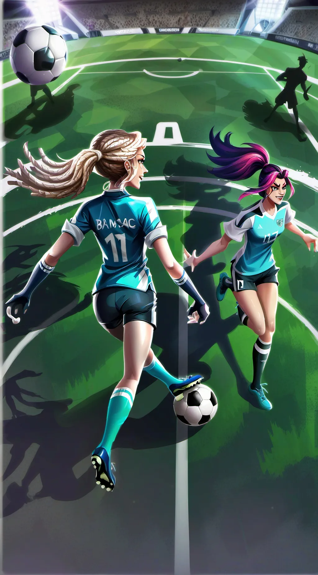 ai character: Cassie and maylin  background