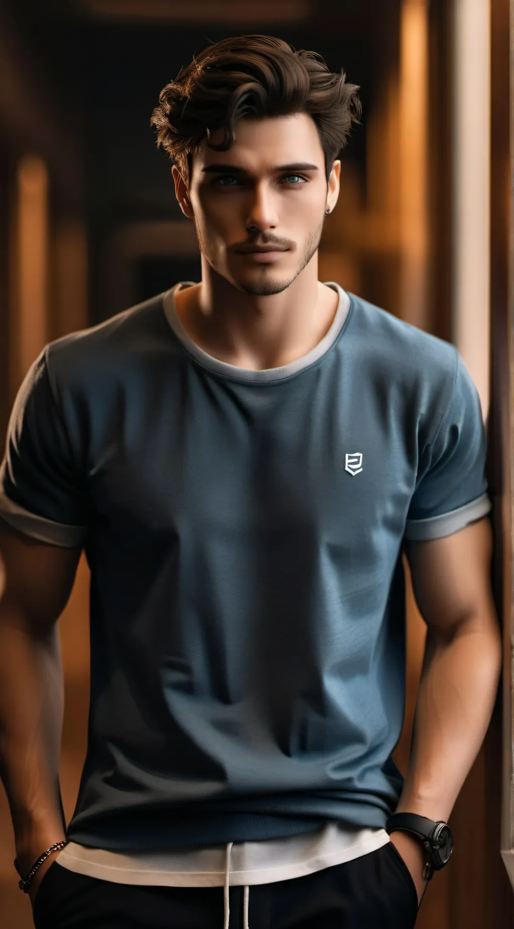 ai character: Dax  background