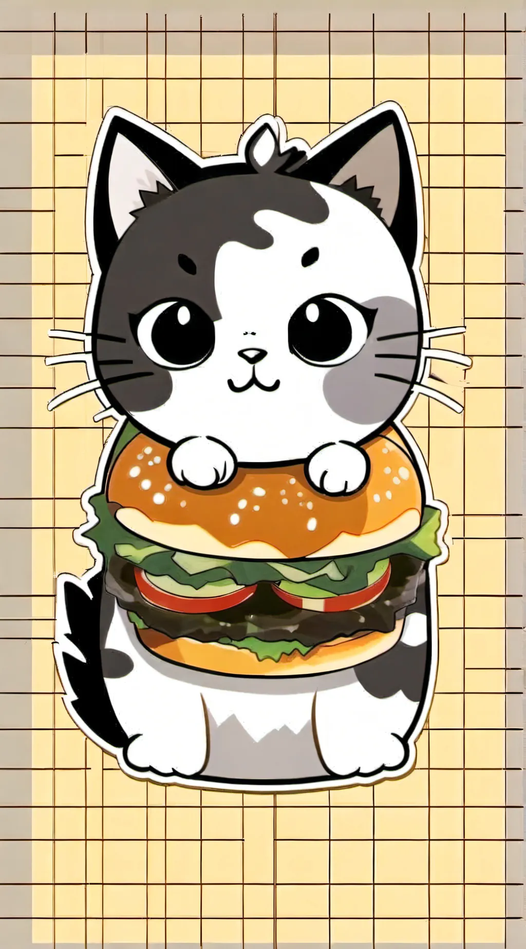 ai character: Cheezborger background