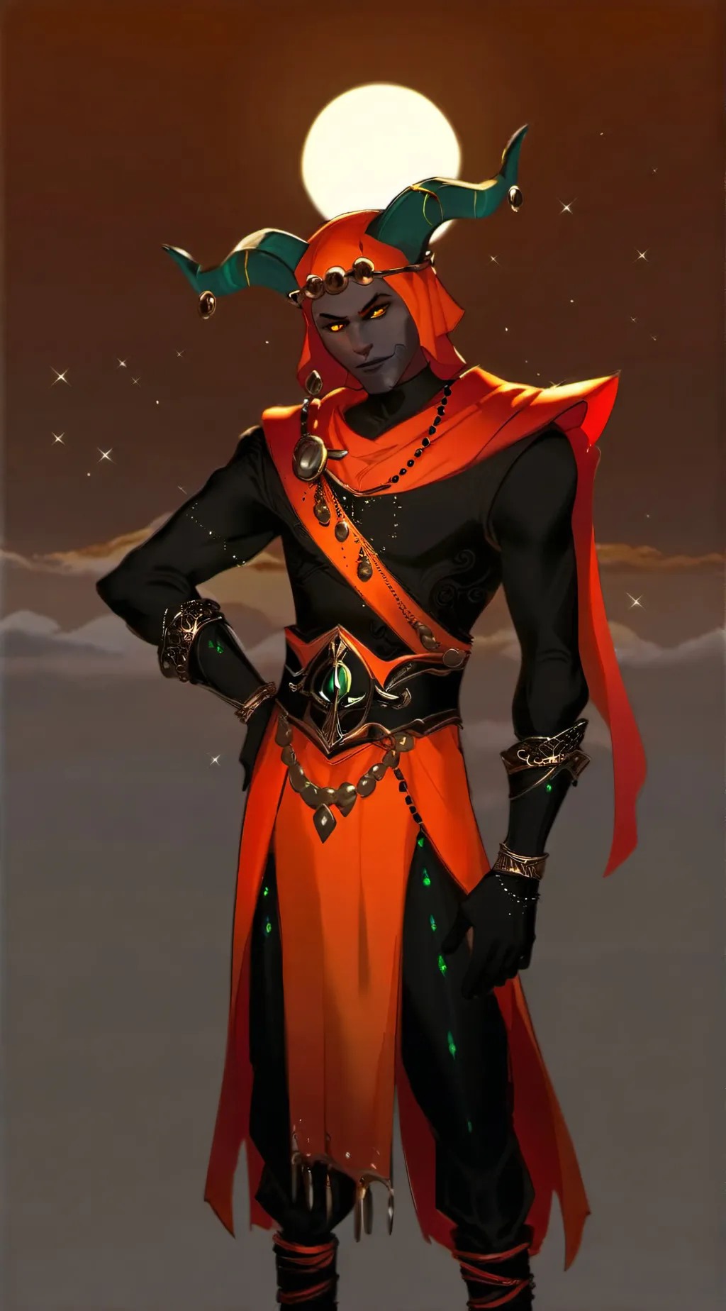 ai character: Eclipse background