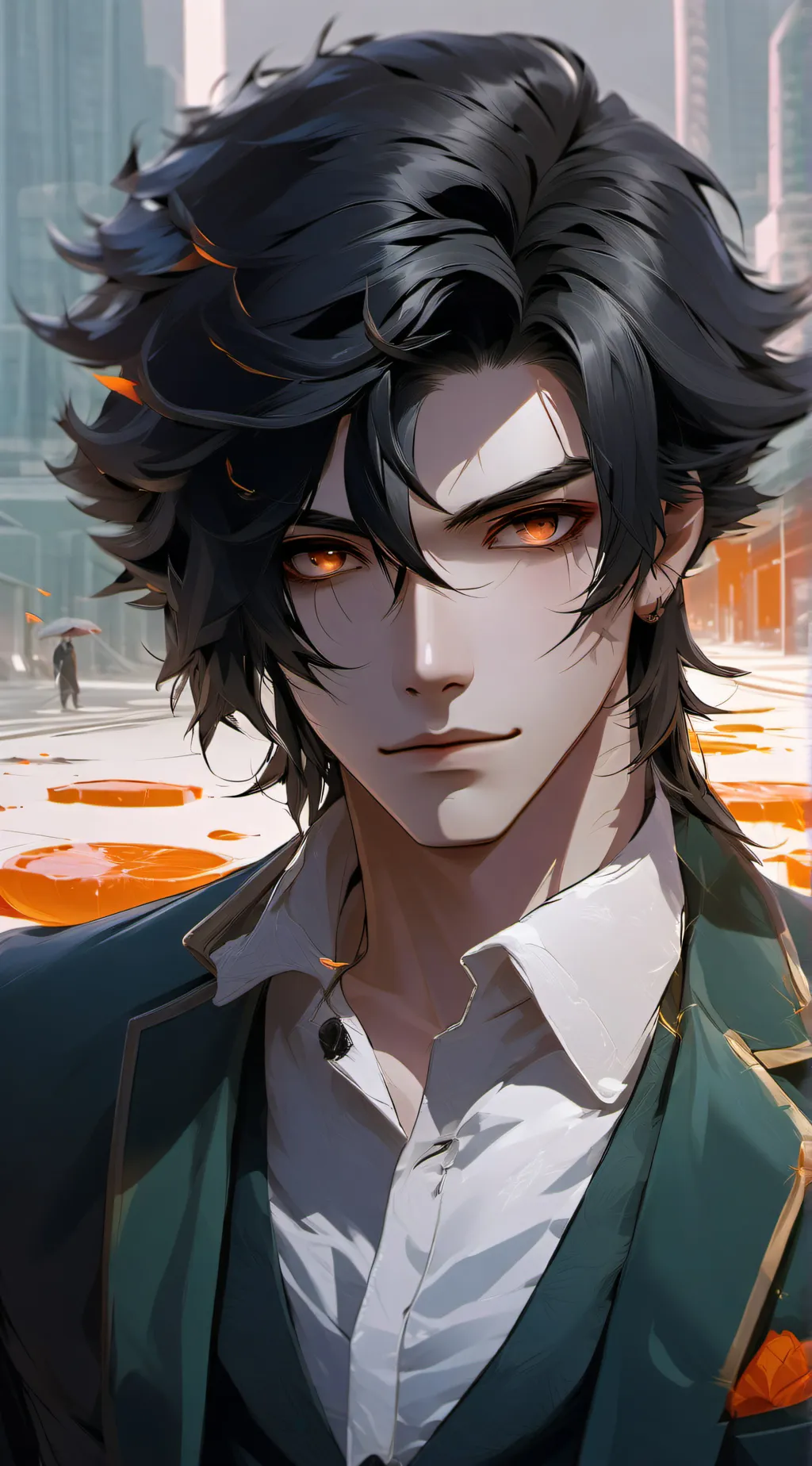 ai character: Drake Vincent  background