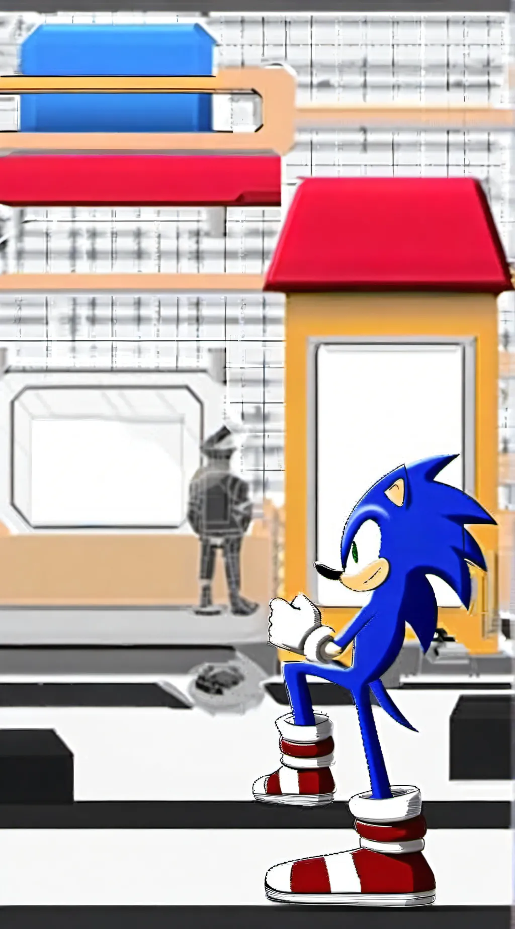 ai character: Sonic background