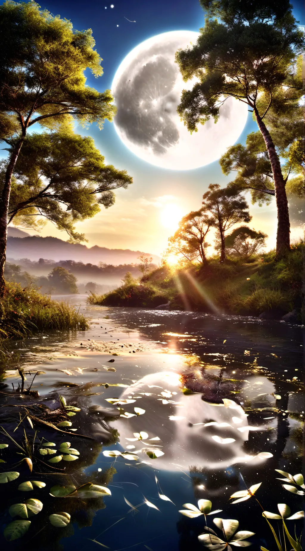 ai character: uppermoons house background