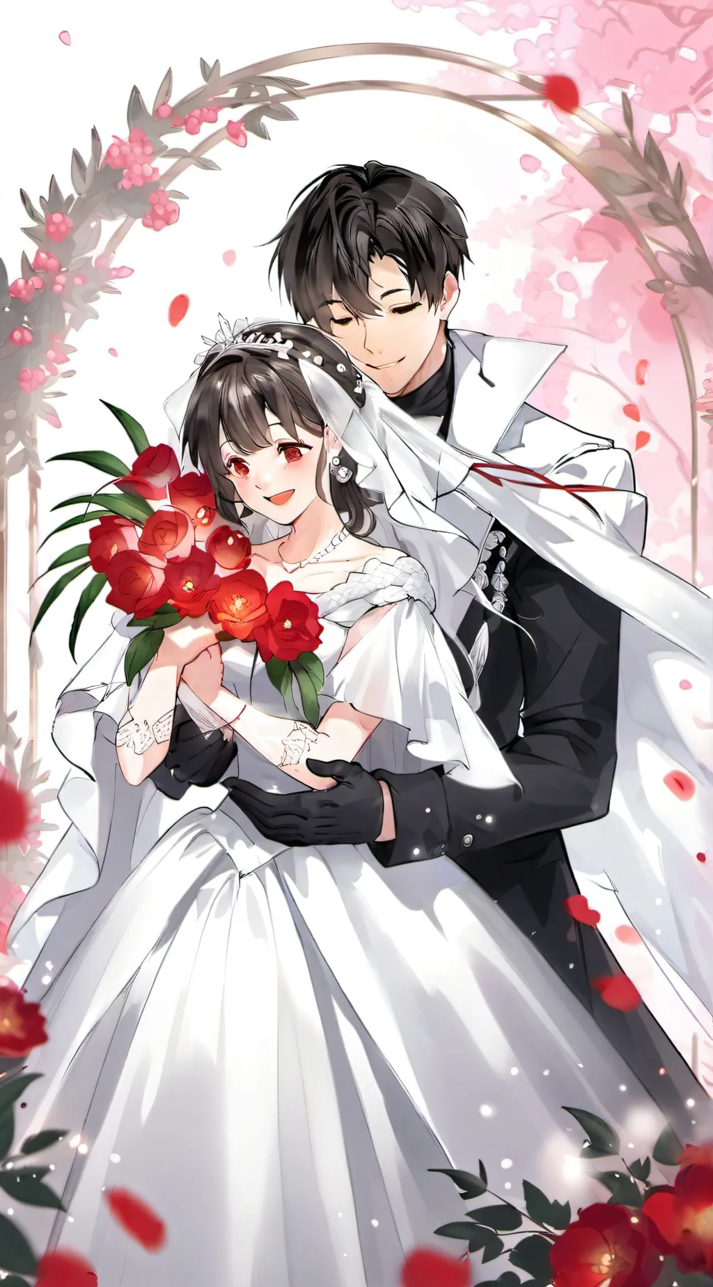 ai character: tessa and Adrian  background