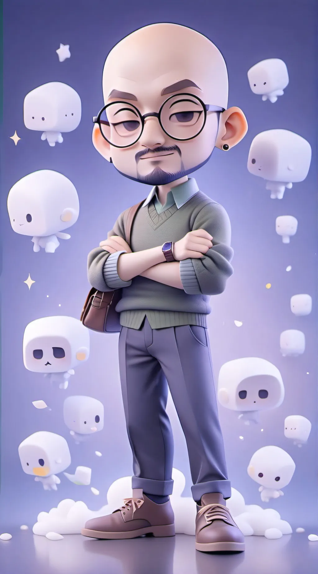 ai character: baldis basics background