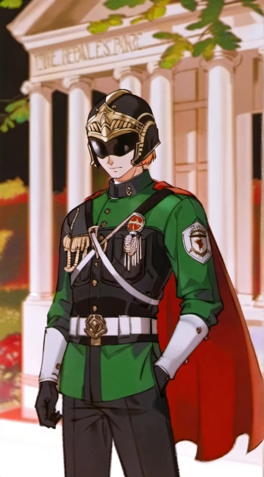 ai character: Great saiyan man background