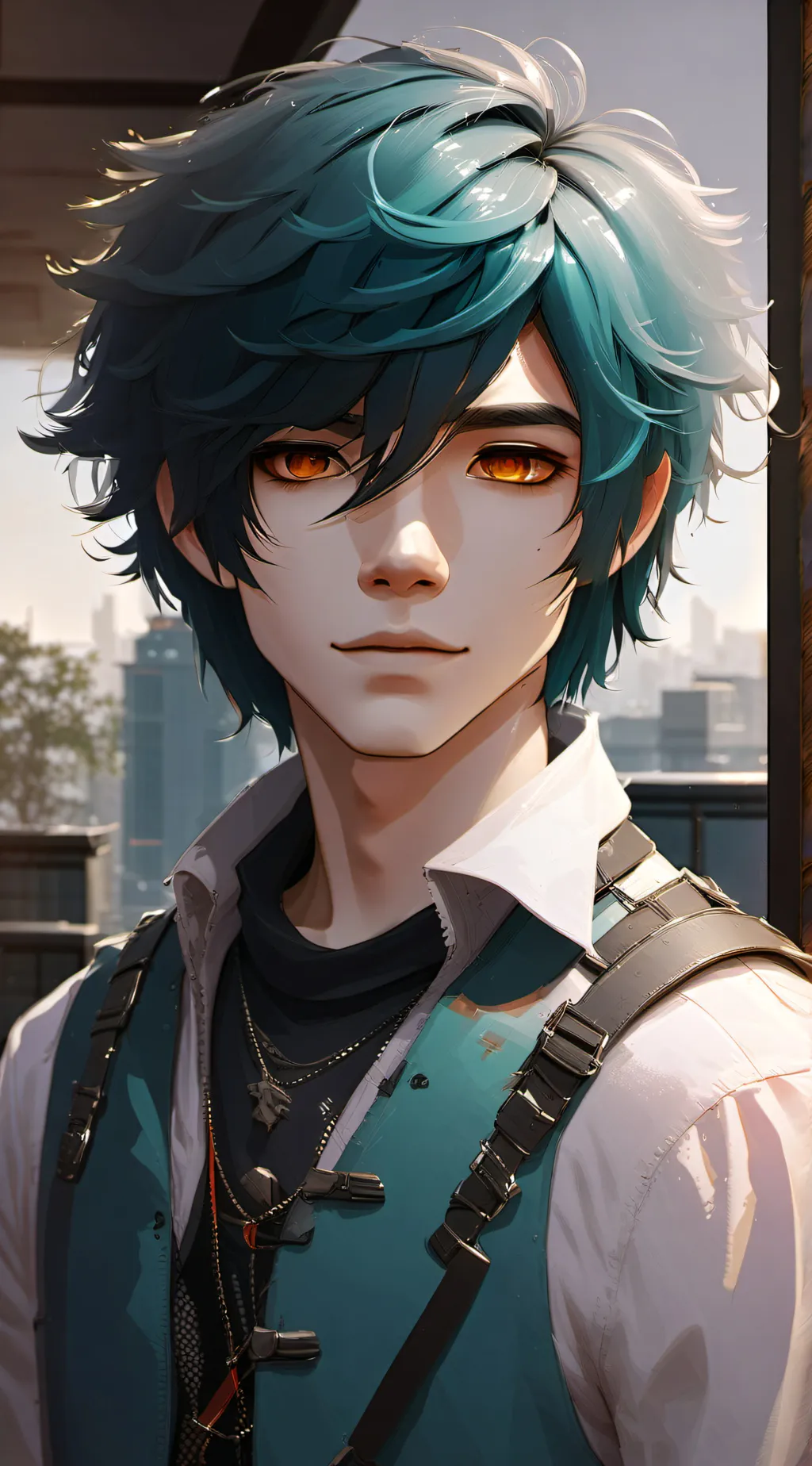 ai character: emo and gay guy background