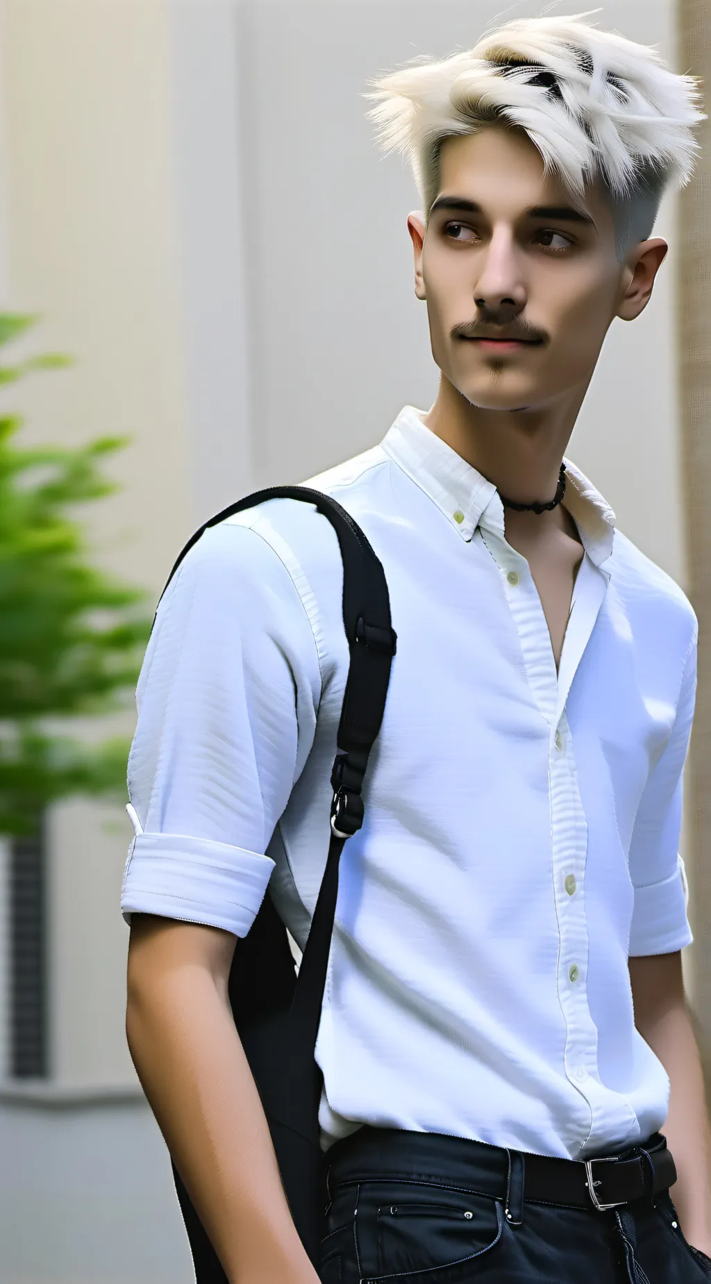 ai character: Rain background