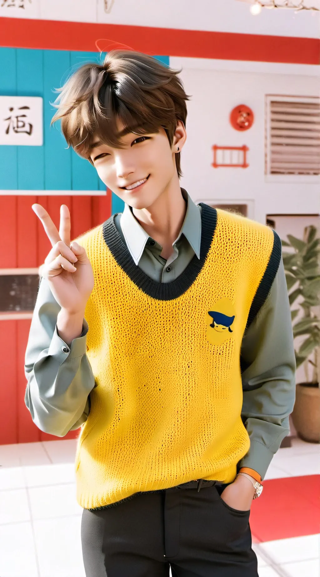 ai character: Skz background