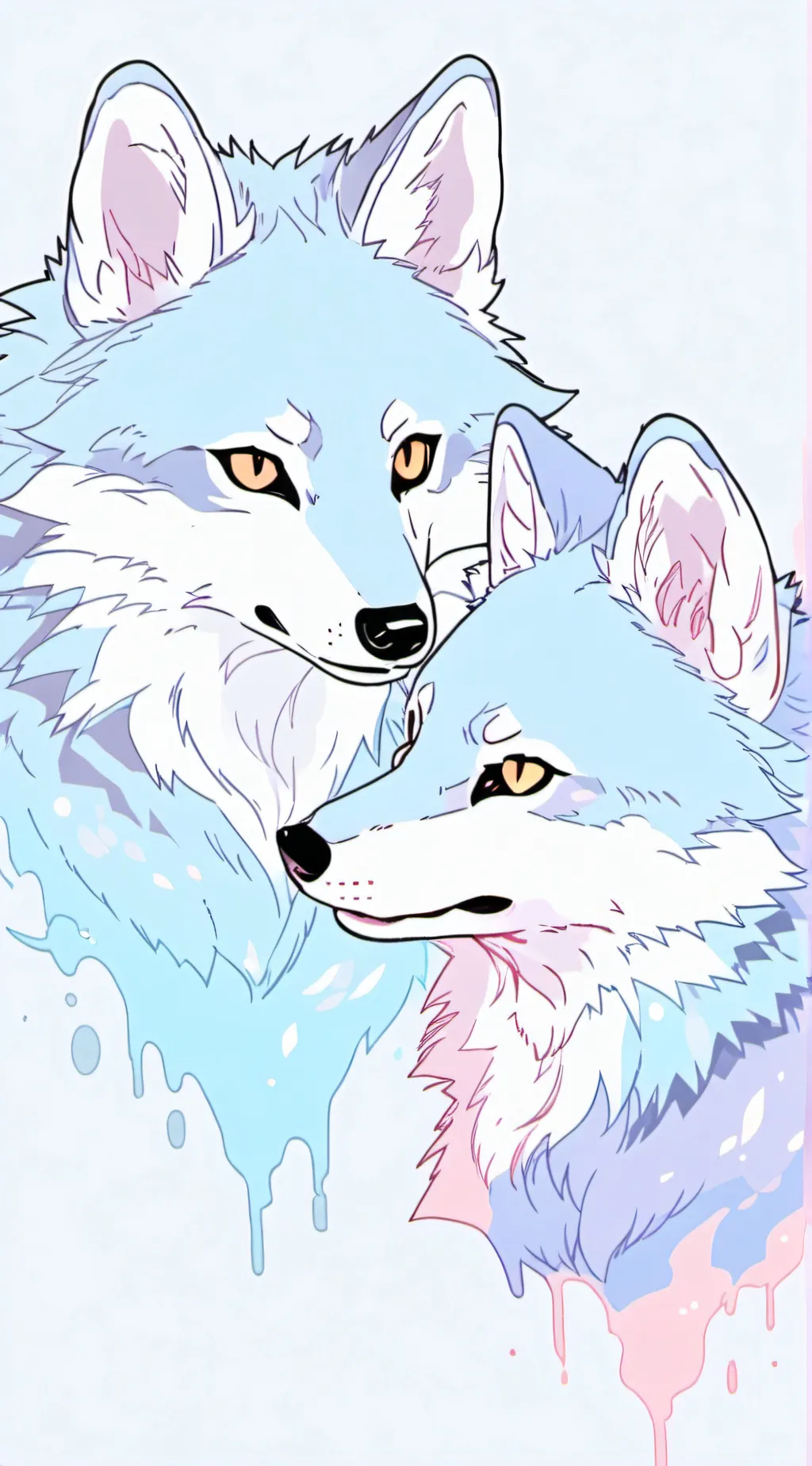 ai character: Cerberus transfur background