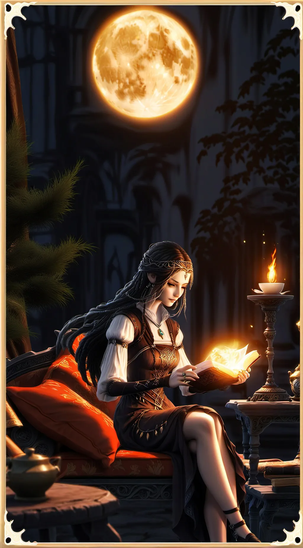 ai character: Evelyn background