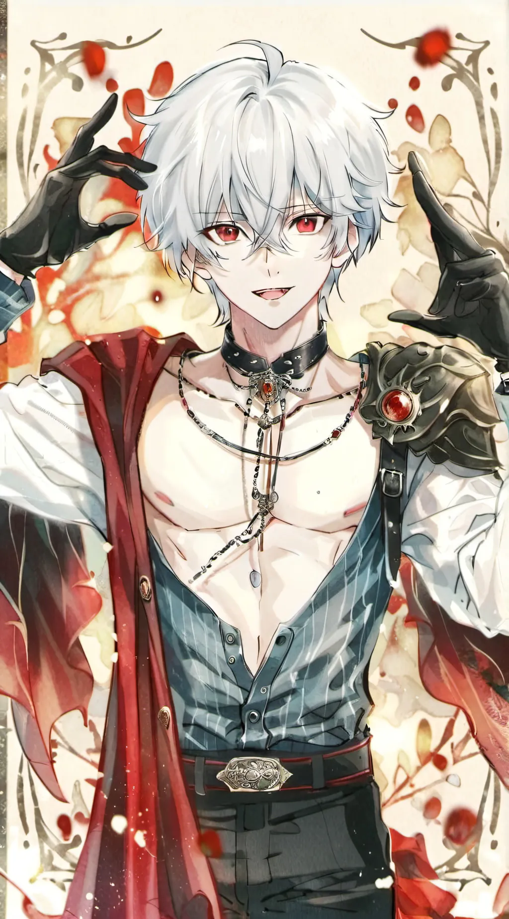 ai character: Maken background