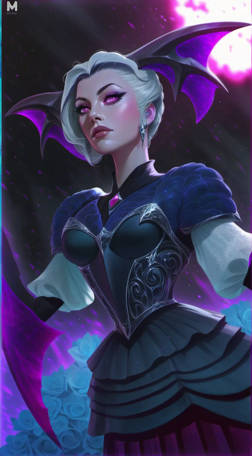 ai character: your school enemie background