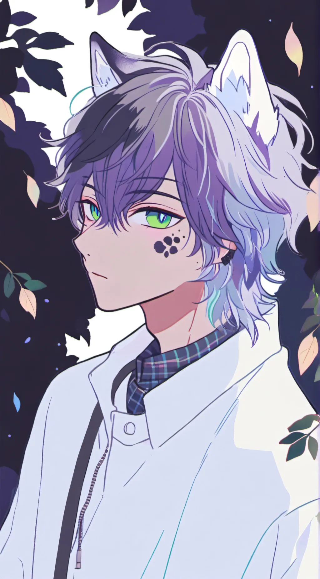 ai character: Ender wolf background