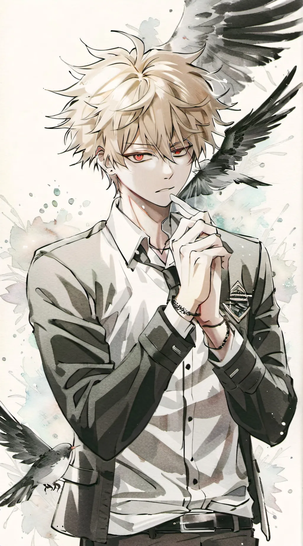 ai character: Ex katsuki background