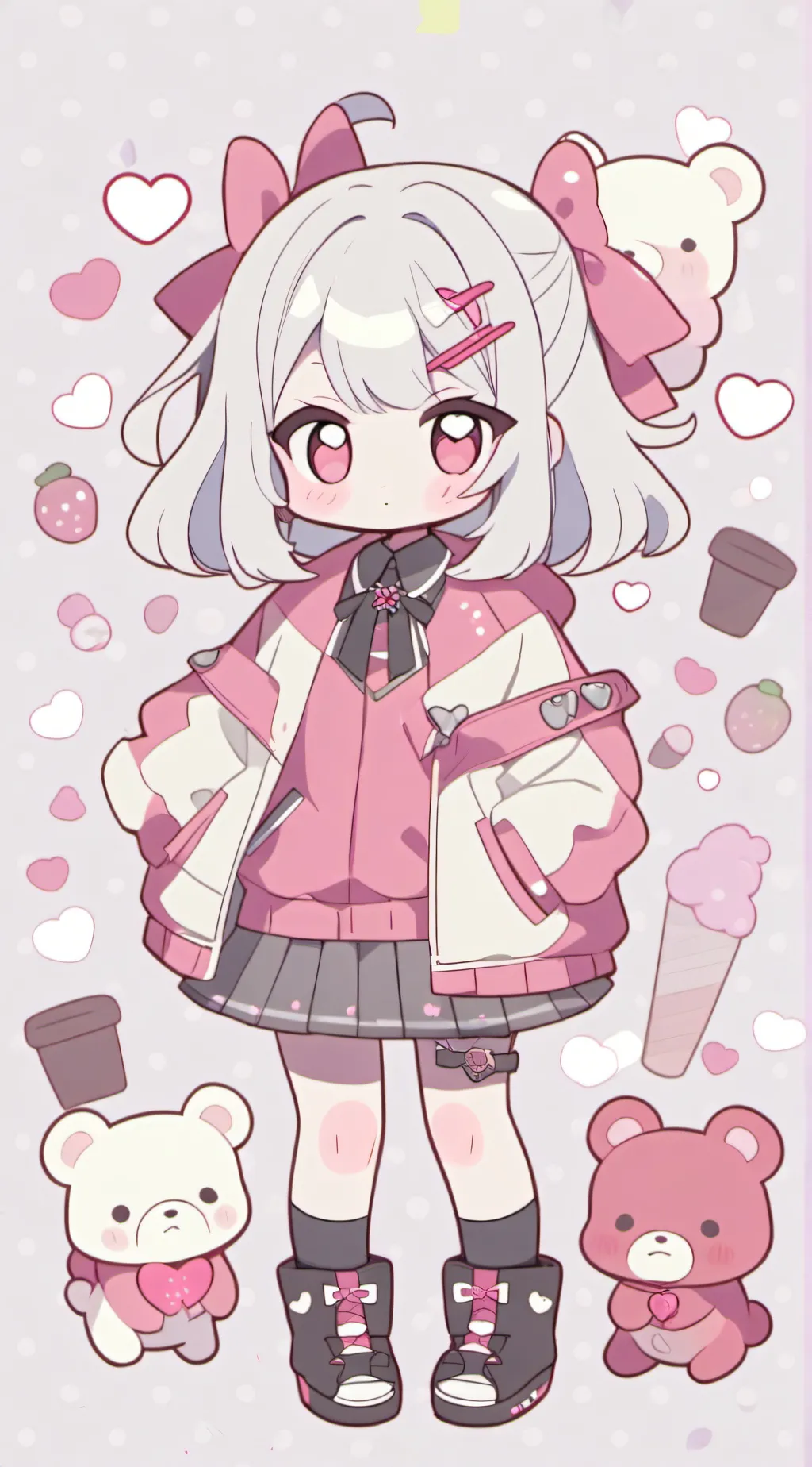 ai character: Nova Pop background