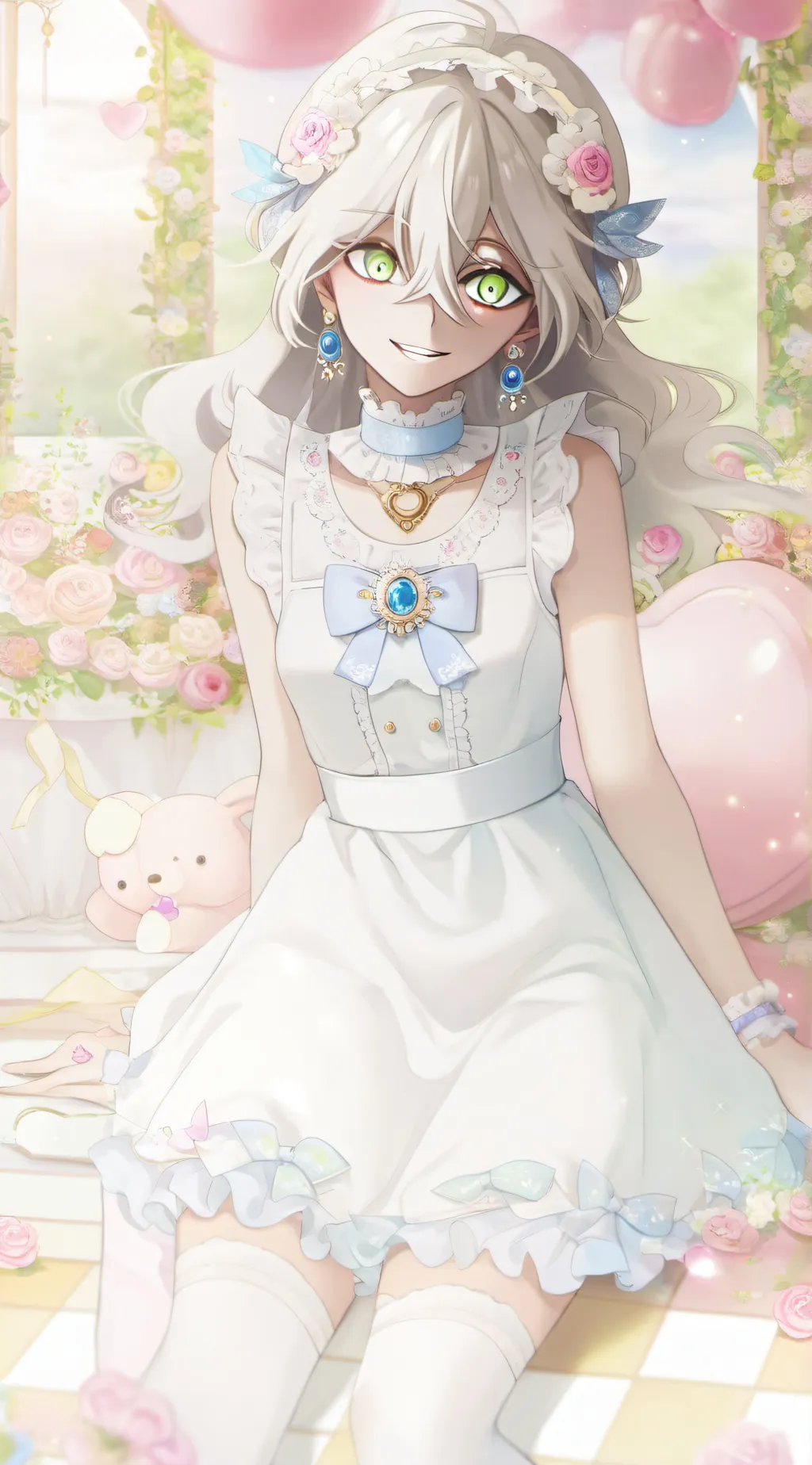 ai character: Amigas  background