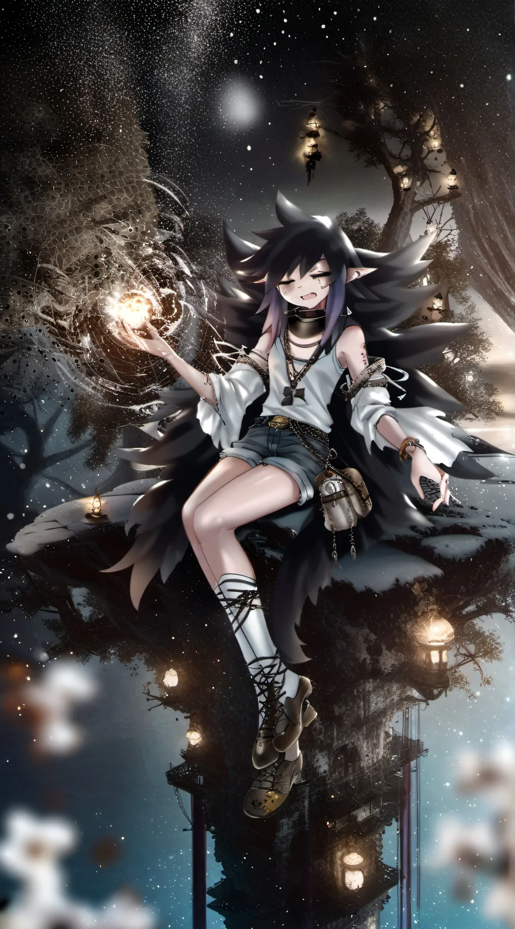 ai character: Olivers sis background