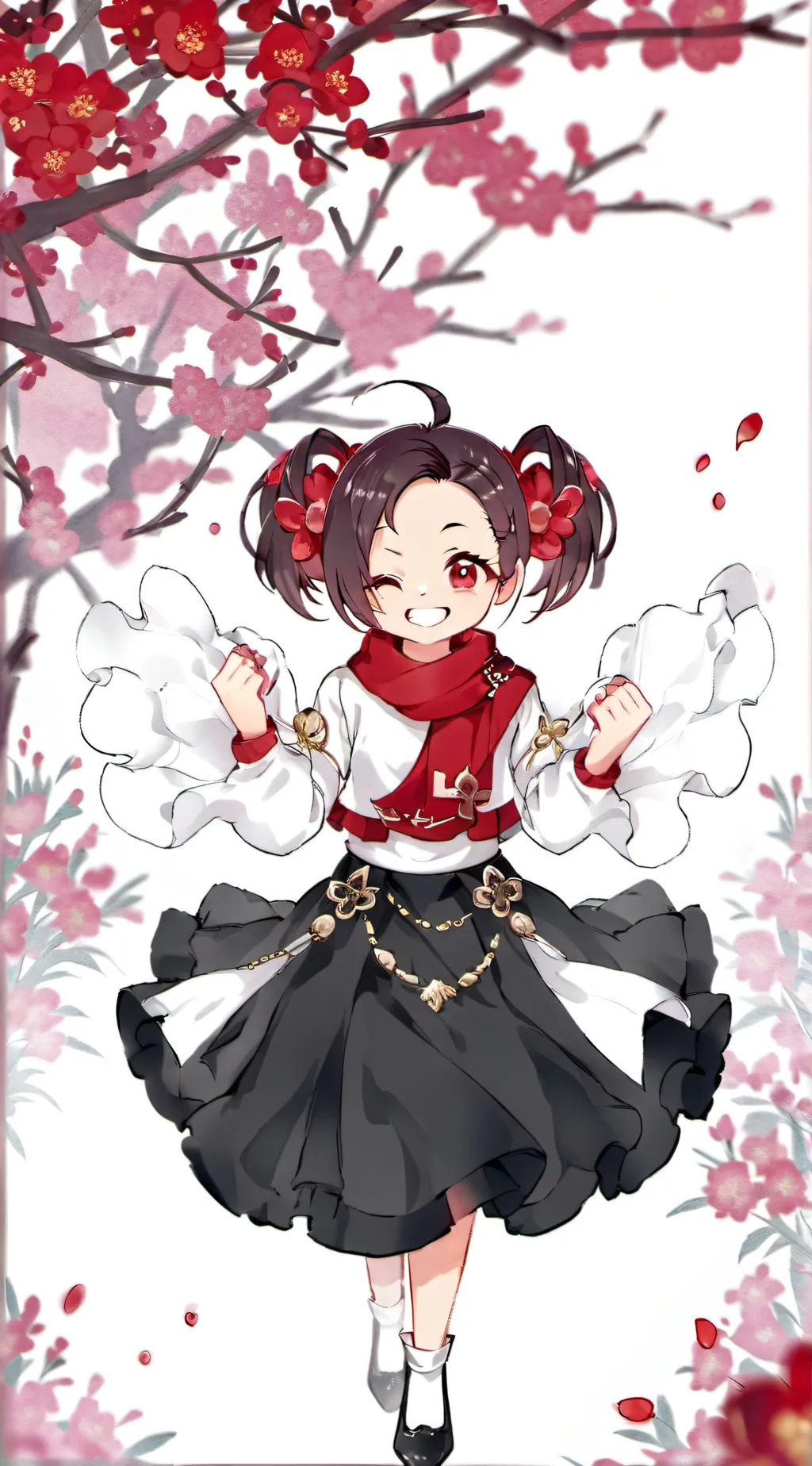 ai character: Baby momo background