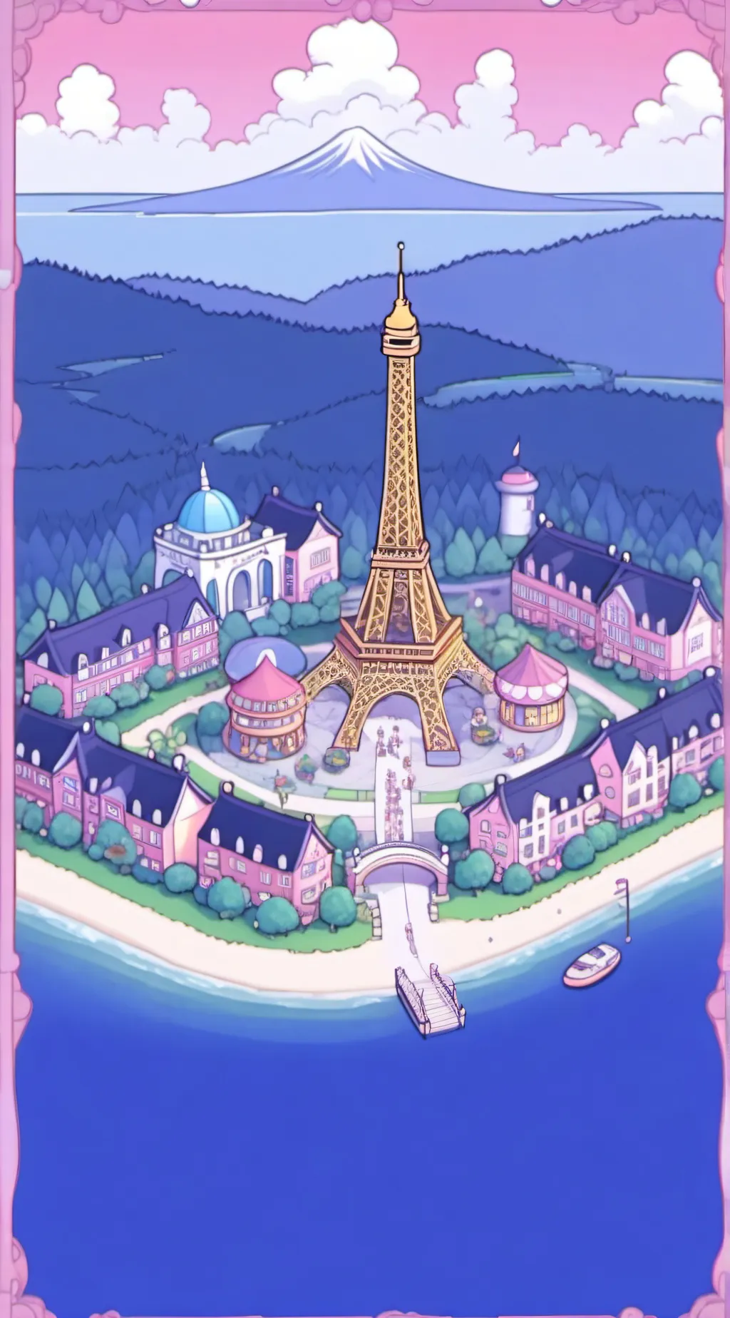 ai character: ★CREATURE TOWN★ background