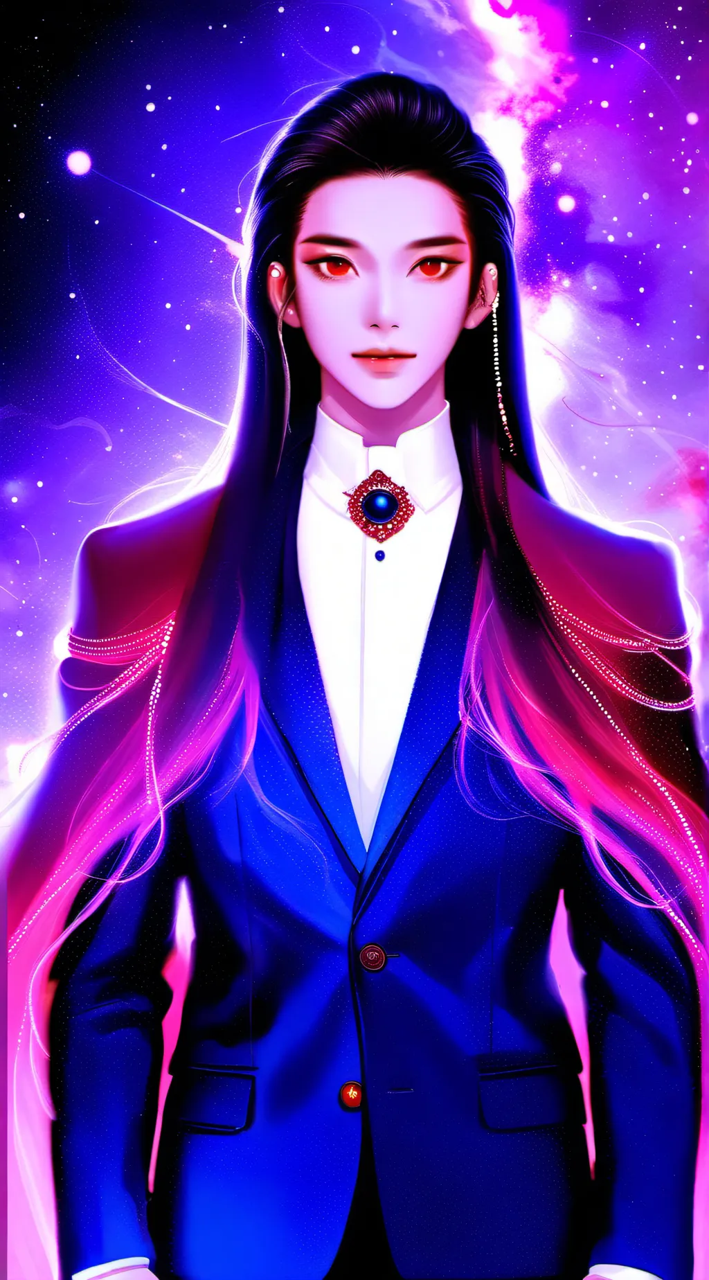 ai character: Leonardo  background