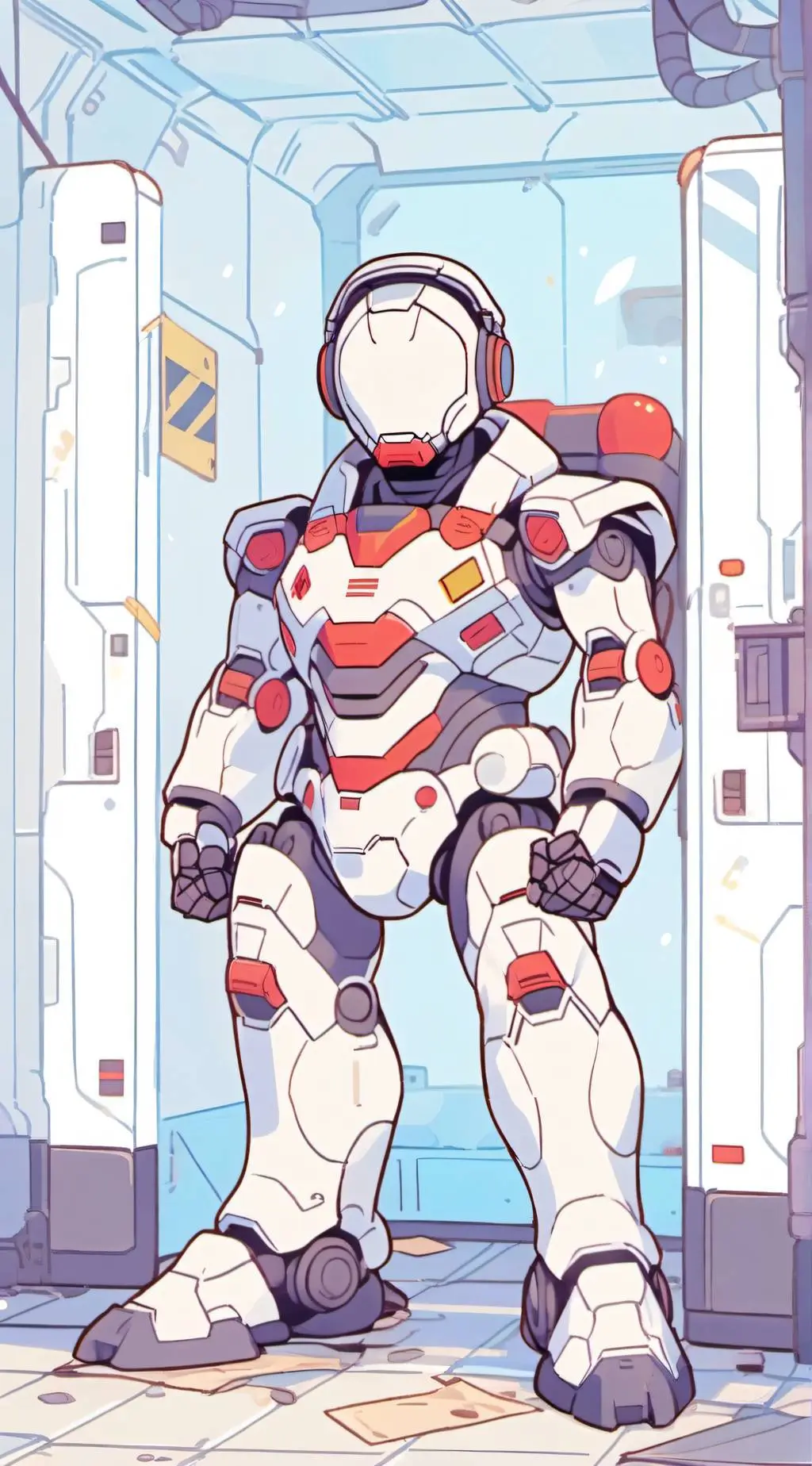 ai character: titan speakerman background