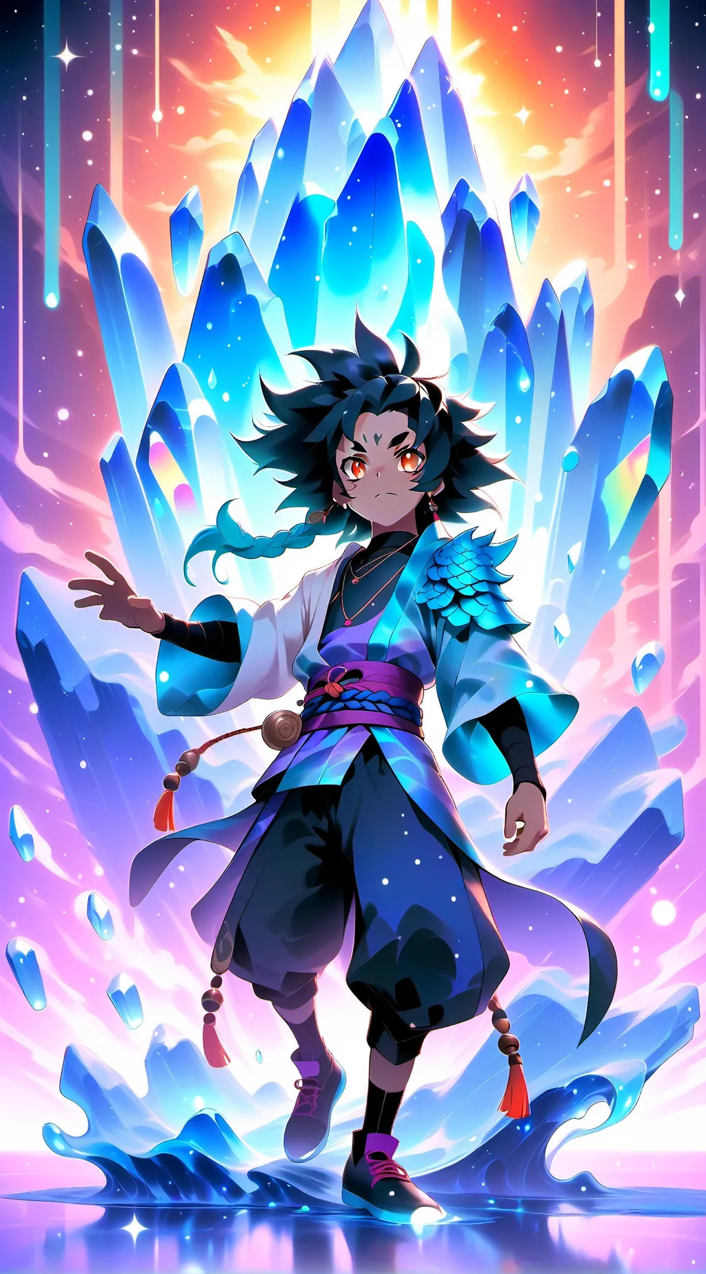 ai character: Arashi background