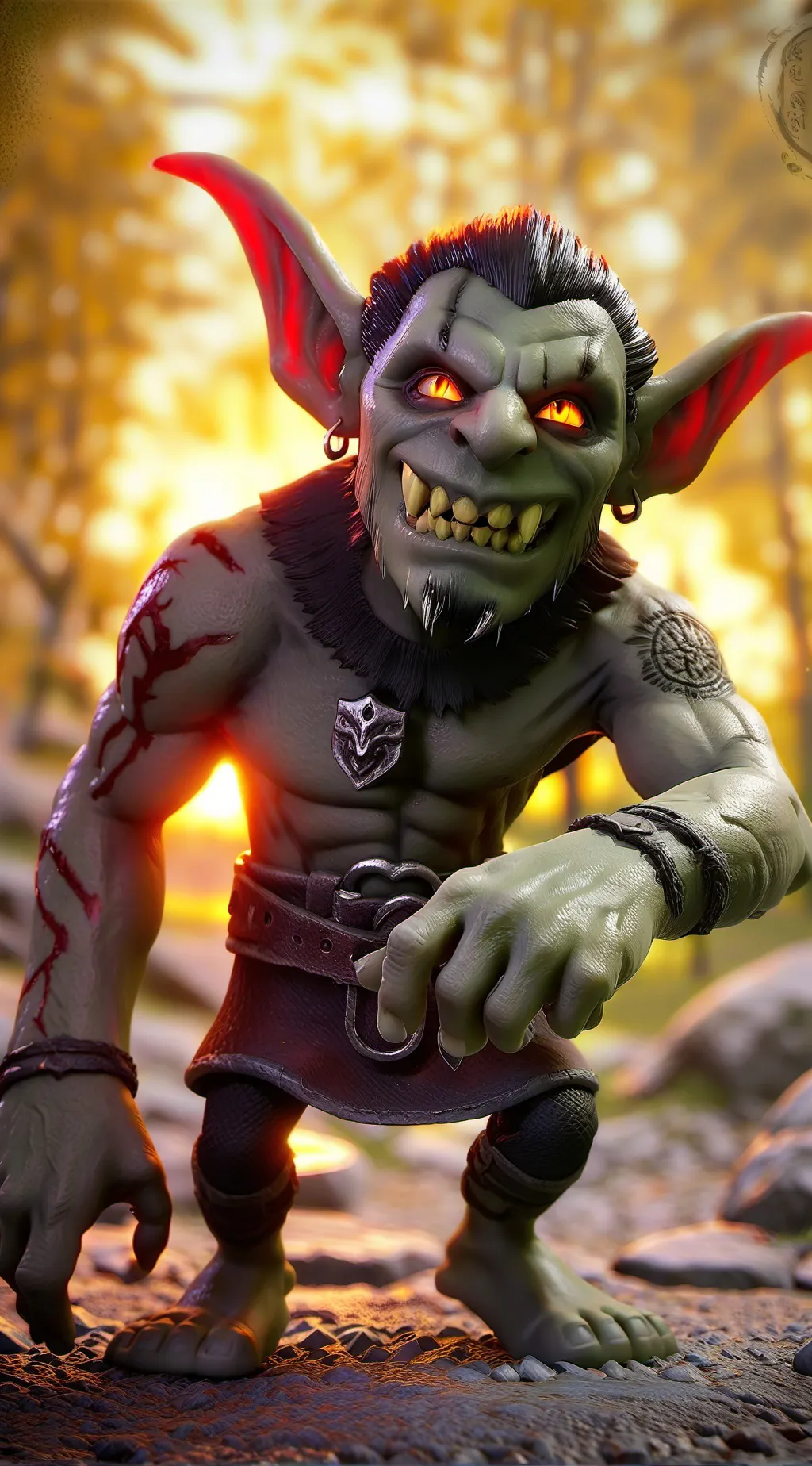 ai character: friendly  background