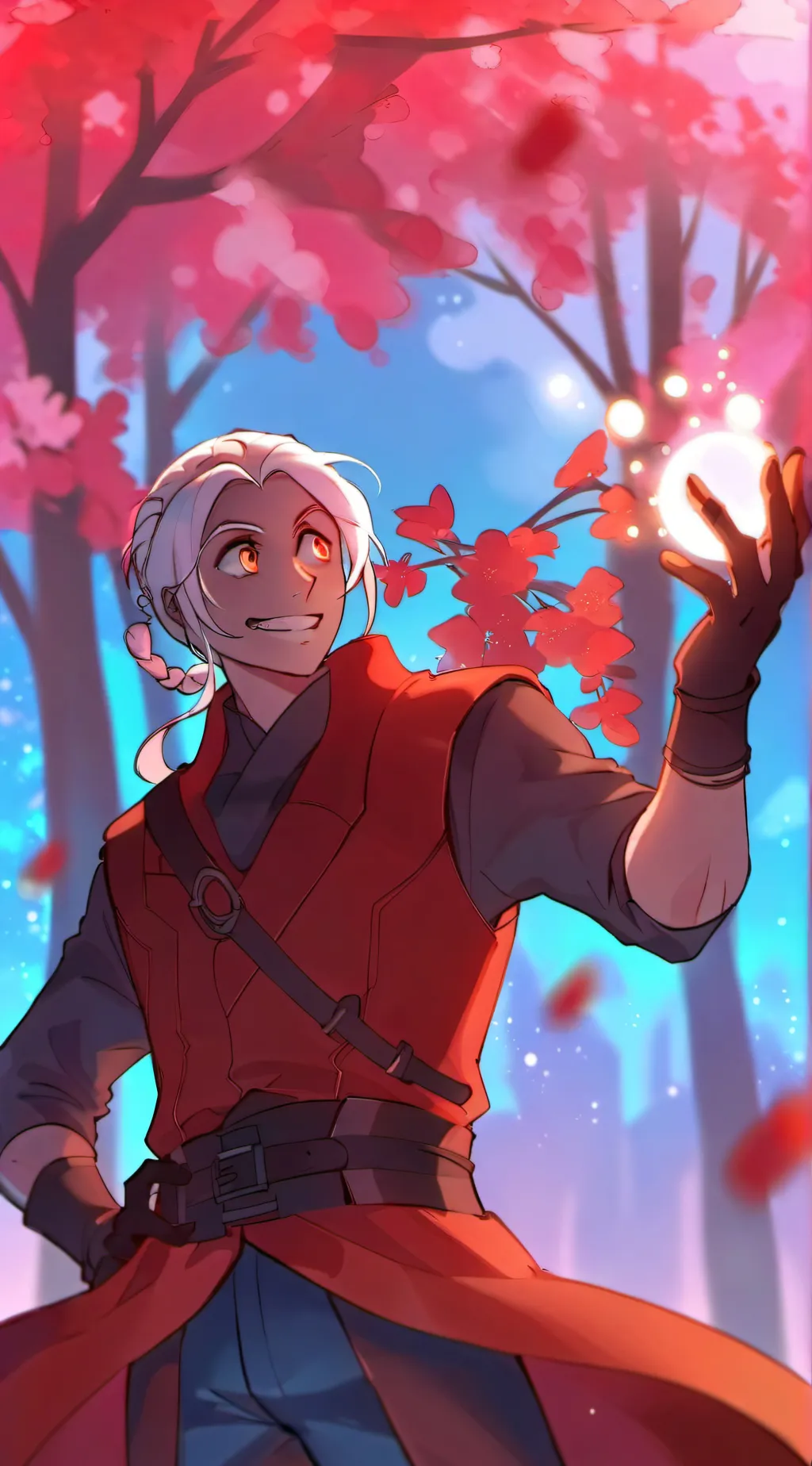 ai character: Blood moon  background