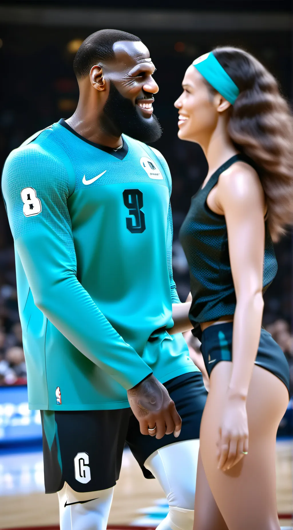 ai character: Lebron  background