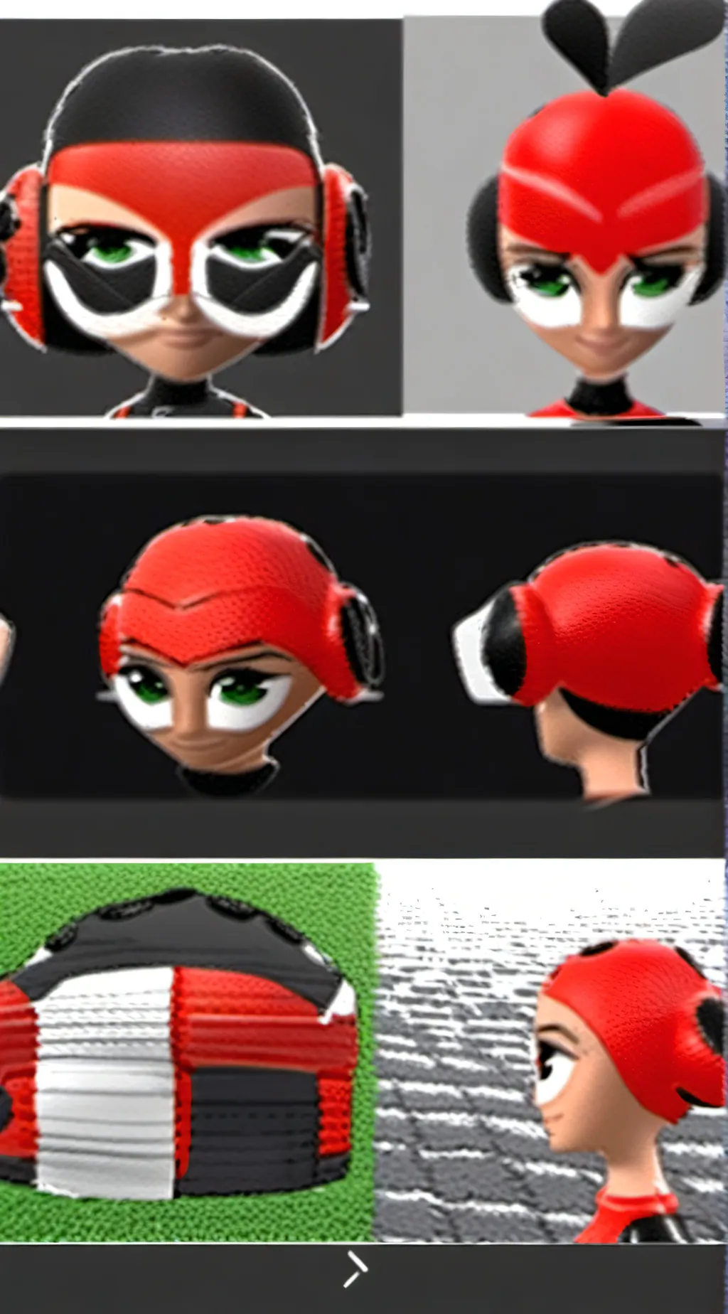 ai character: Ladybug bug background