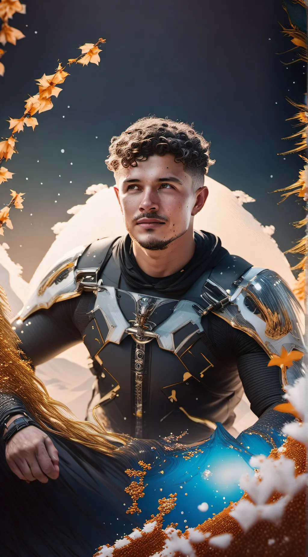 ai character: Lando  background