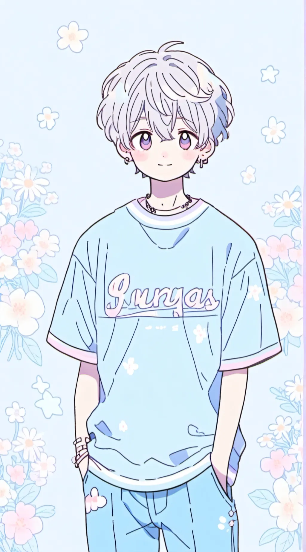 ai character: ♤Pretty boy♤ background