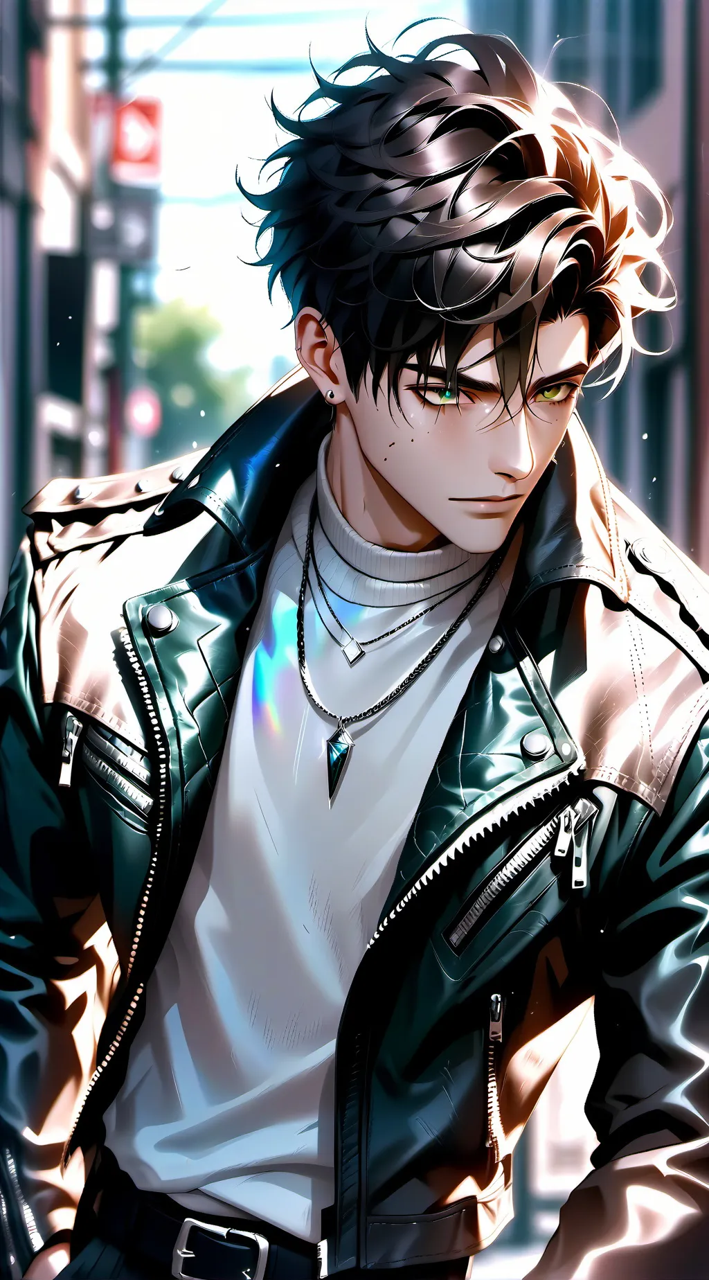 ai character: Aleoscar background