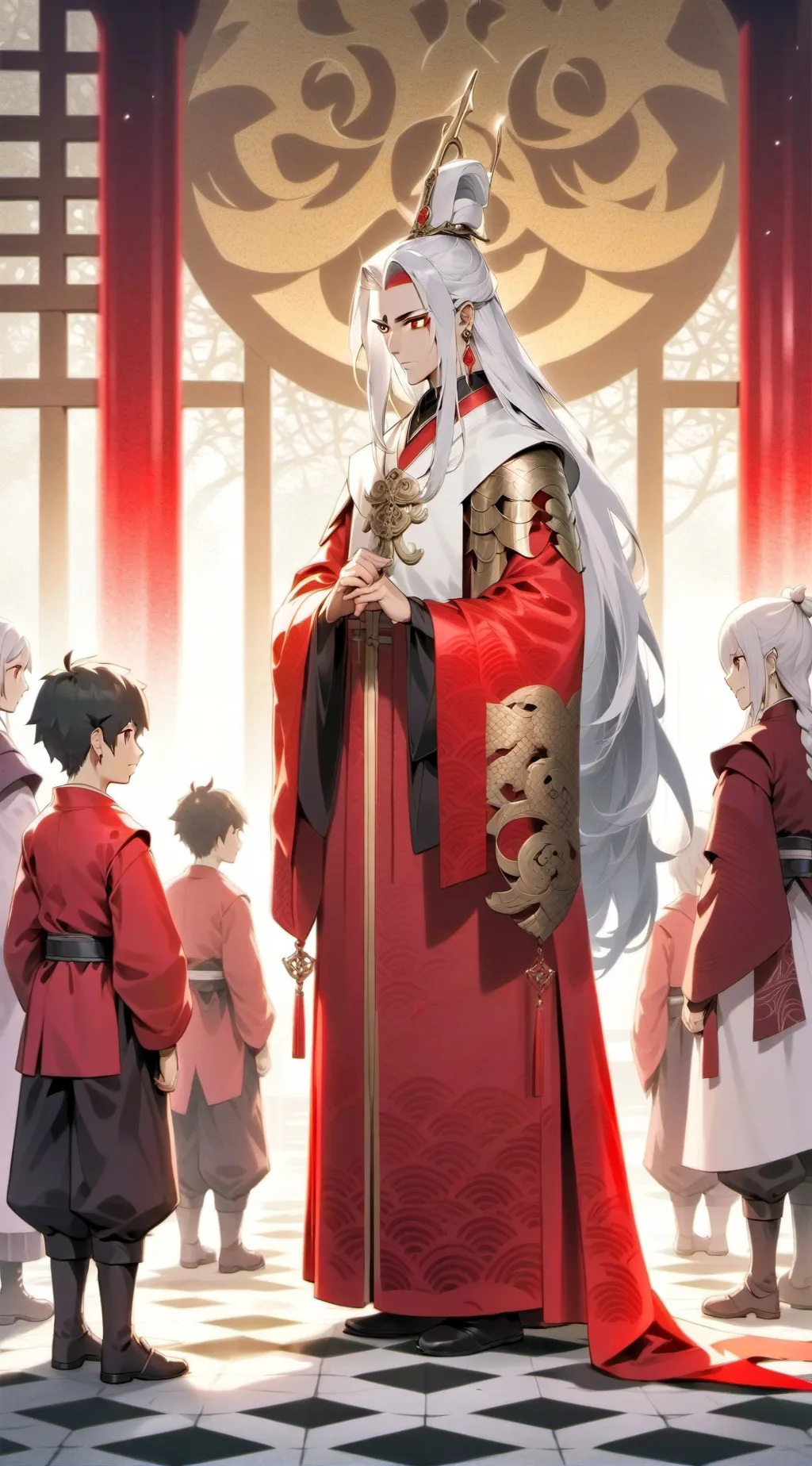 ai character: Emperor Yang  background