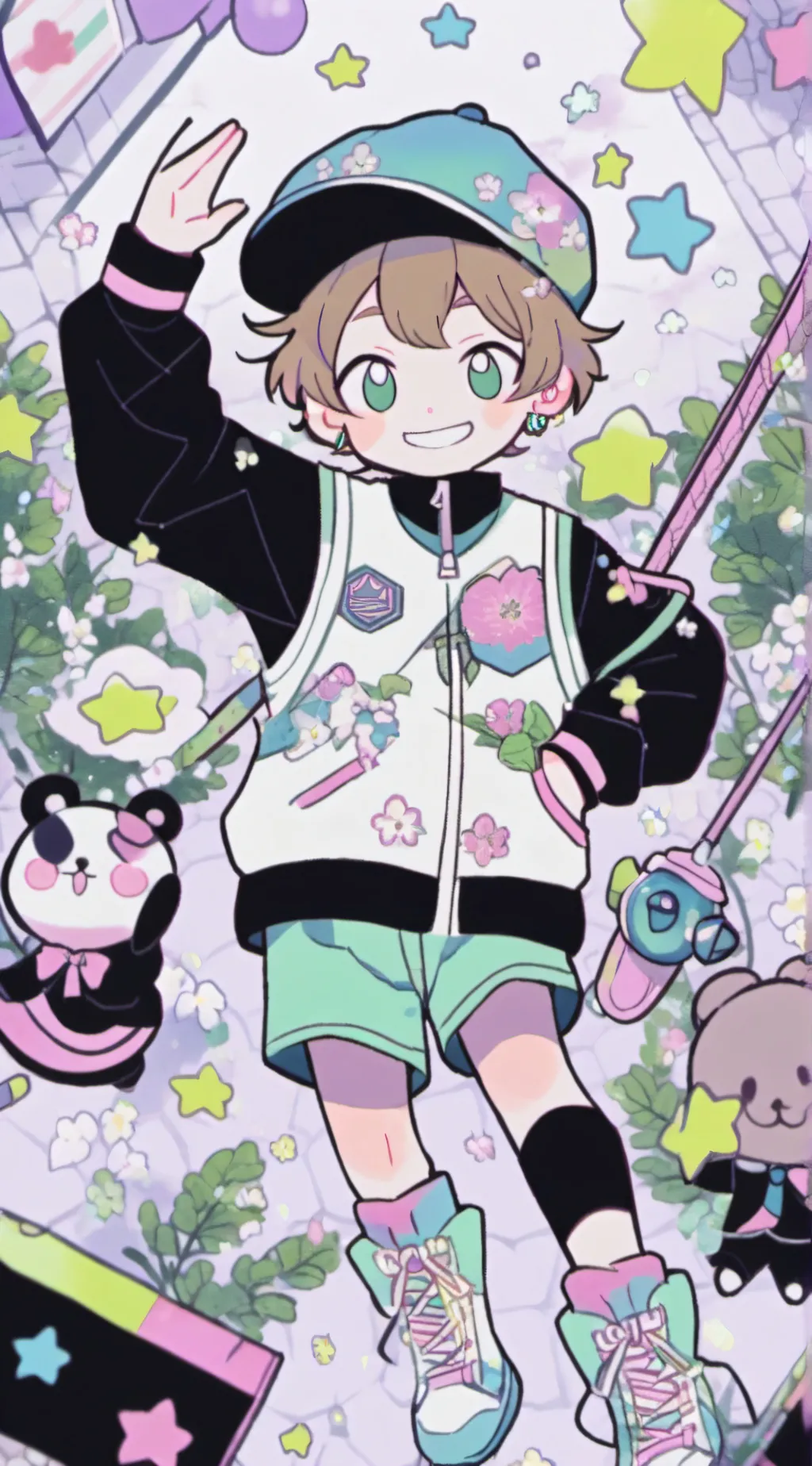 ai character: Dream team  background