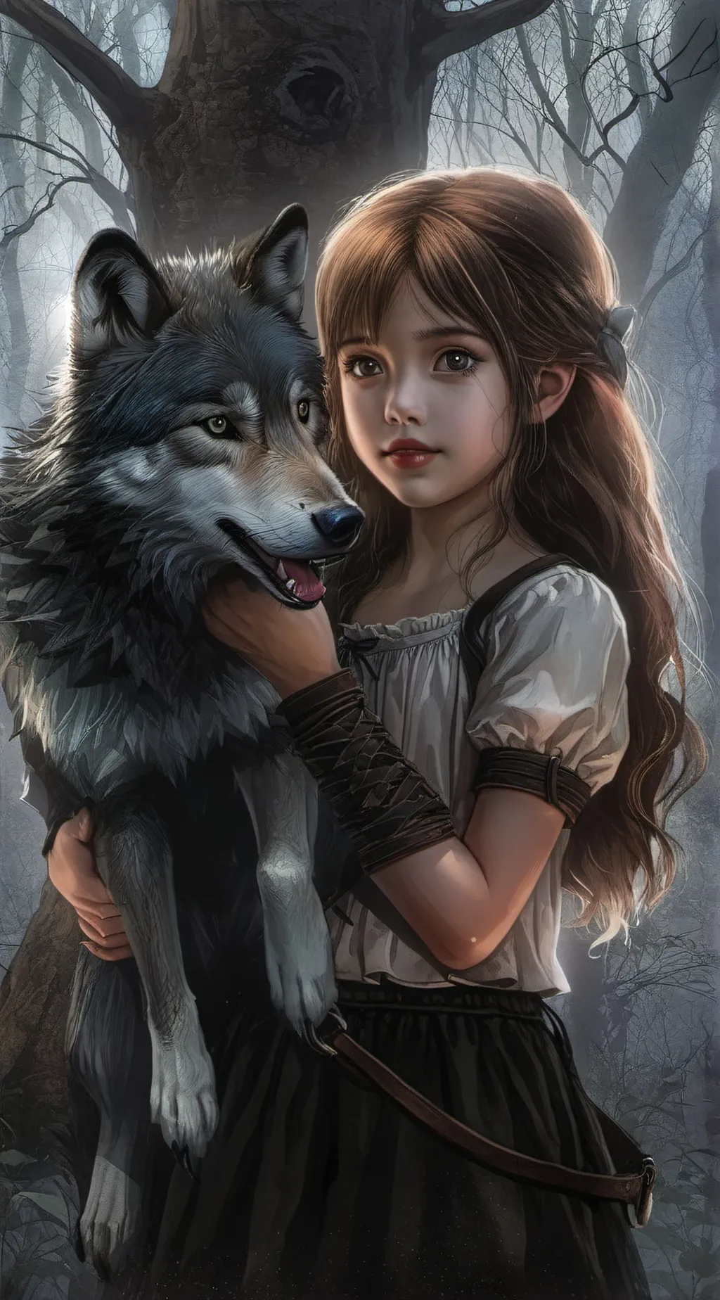 ai character: luna background