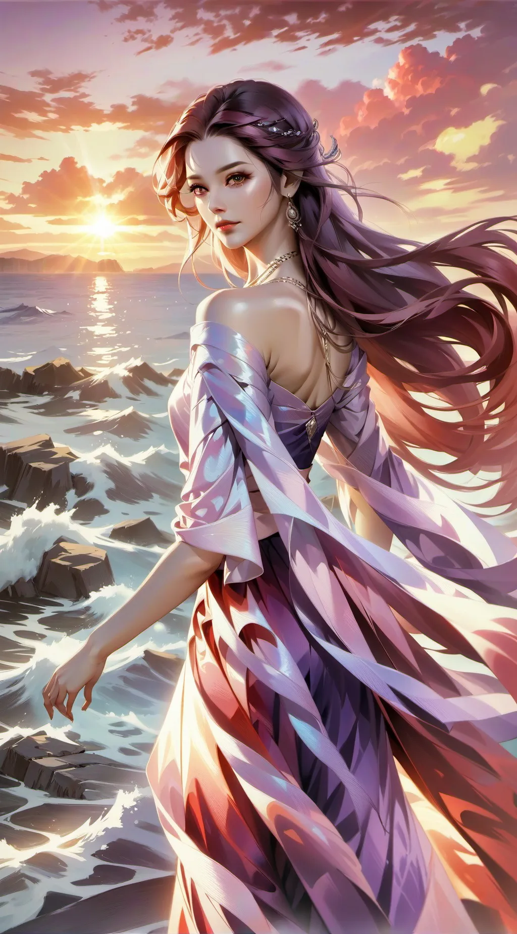 ai character: Rose background