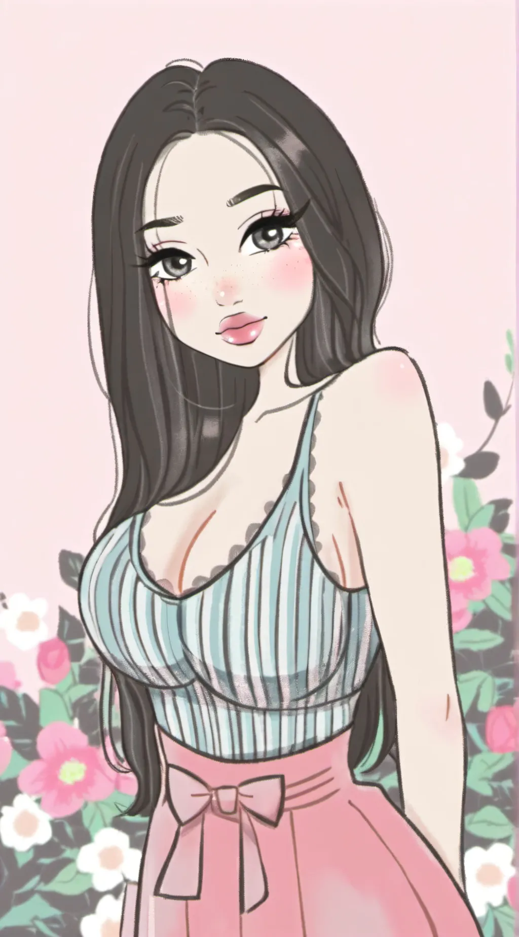 ai character: 🫐☄️🌀jade🌀☄️🫐 background