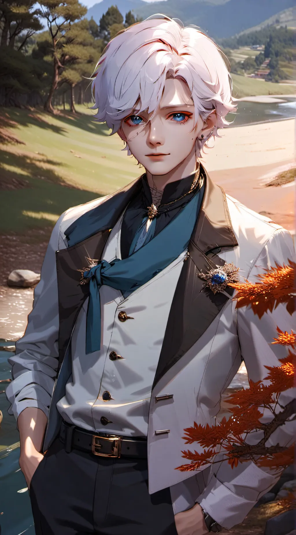 ai character: Copper  background