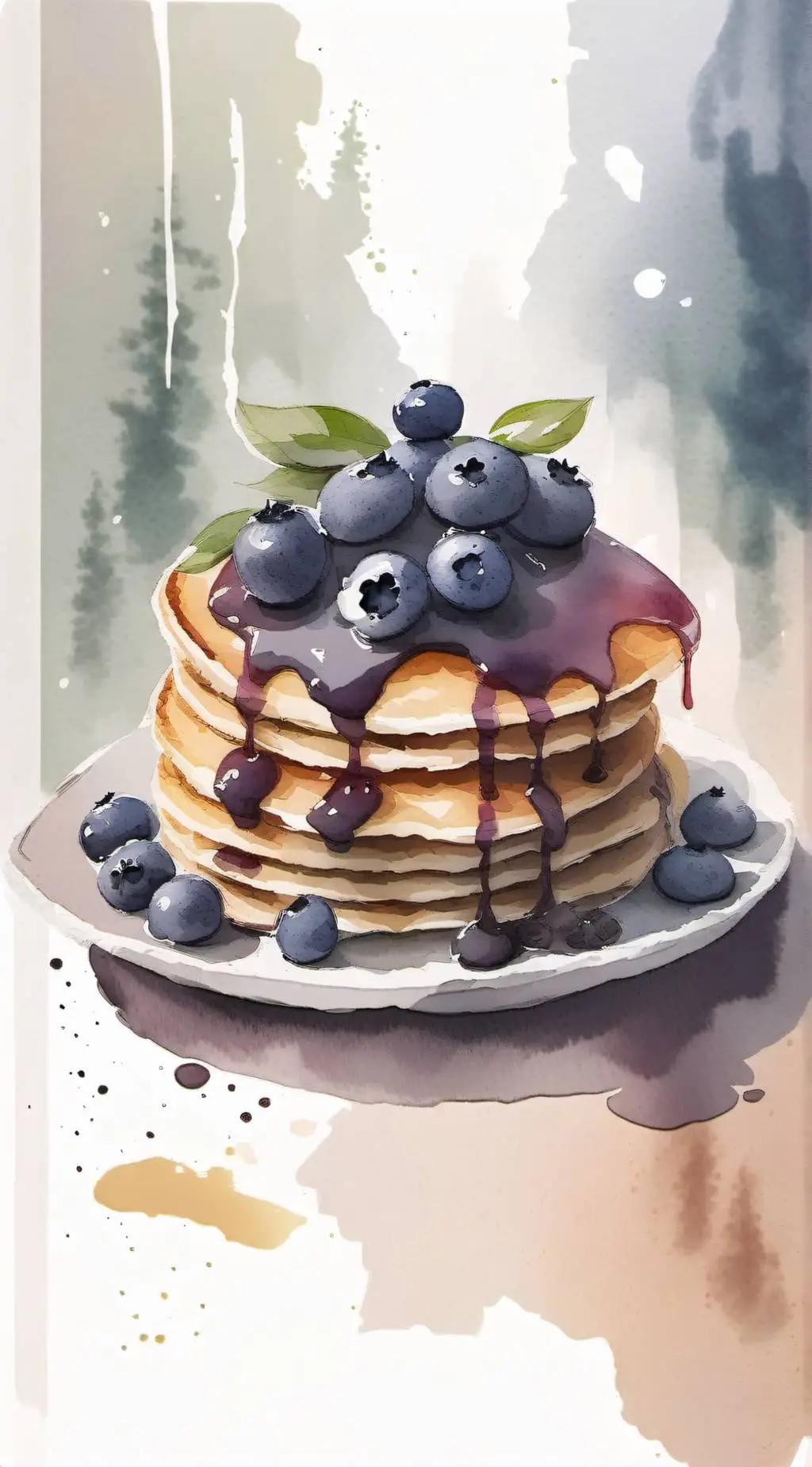 ai character: Pancakes 🥞  background